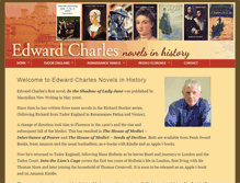 Tablet Screenshot of edwardcharlesnovels.org